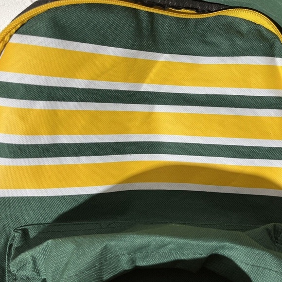 Oakland Athletics A’s MLB Backpack Promotional Stripes Bag Green Yellow White - Picture 11 of 13